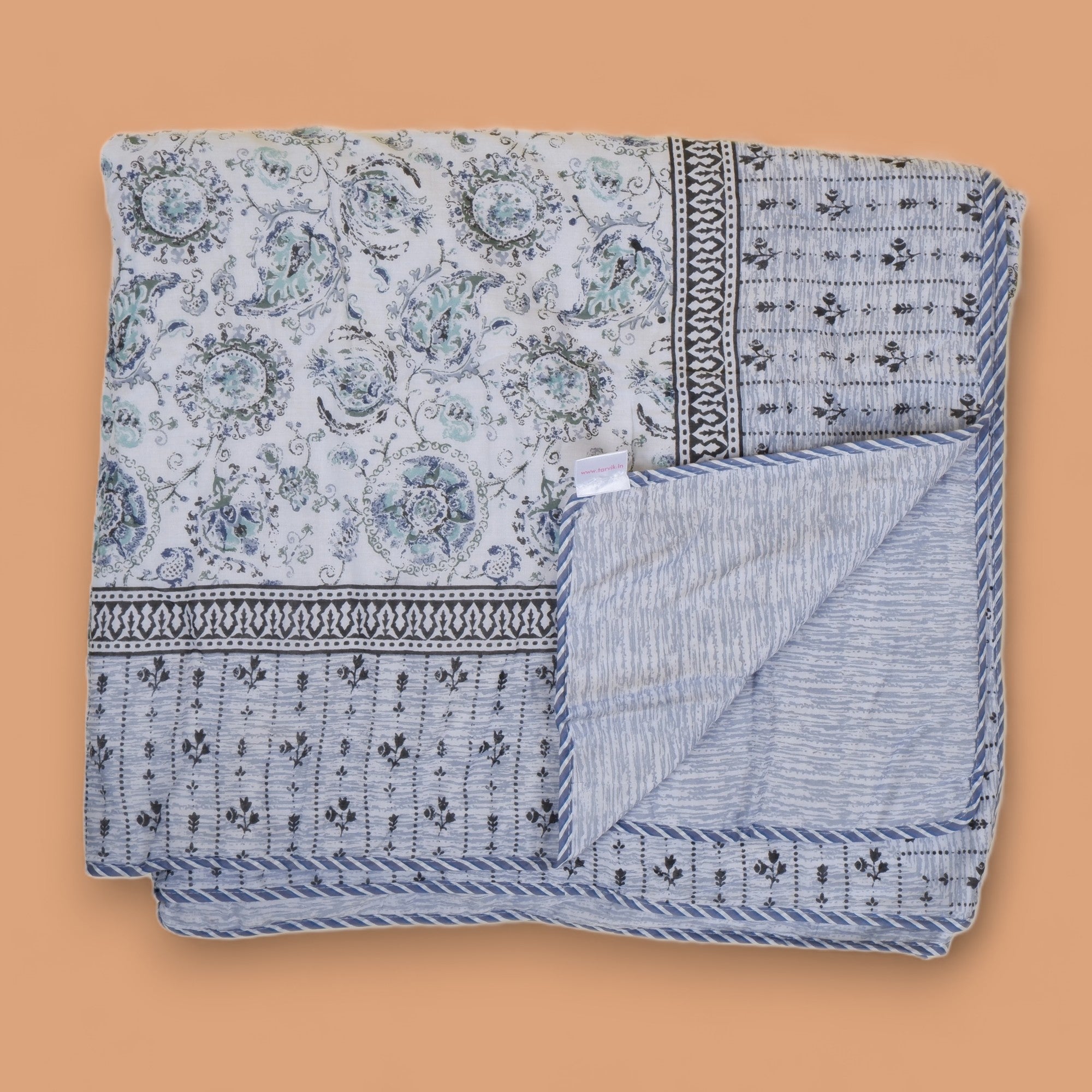 Double Bed Pure Mulmul Cotton Dohar - Saanvi - Tarvik