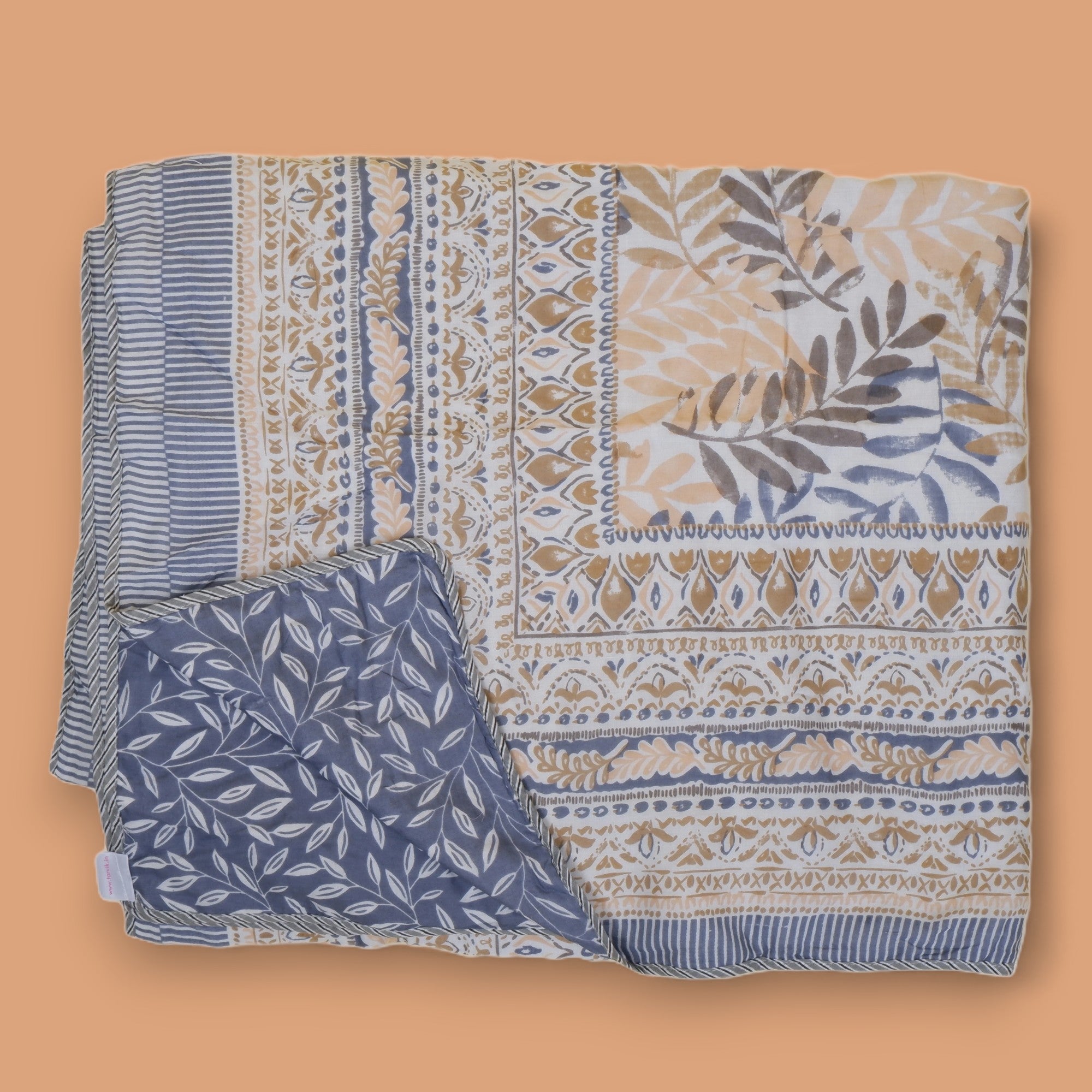 Double Bed Pure Mulmul Cotton Dohar - Kankariya - Tarvik