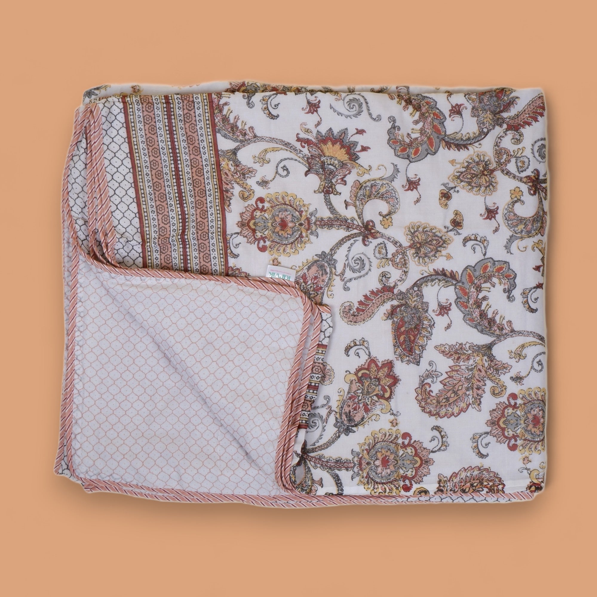 Double Bed Pure Mulmul Cotton Dohar - Mehran - Tarvik