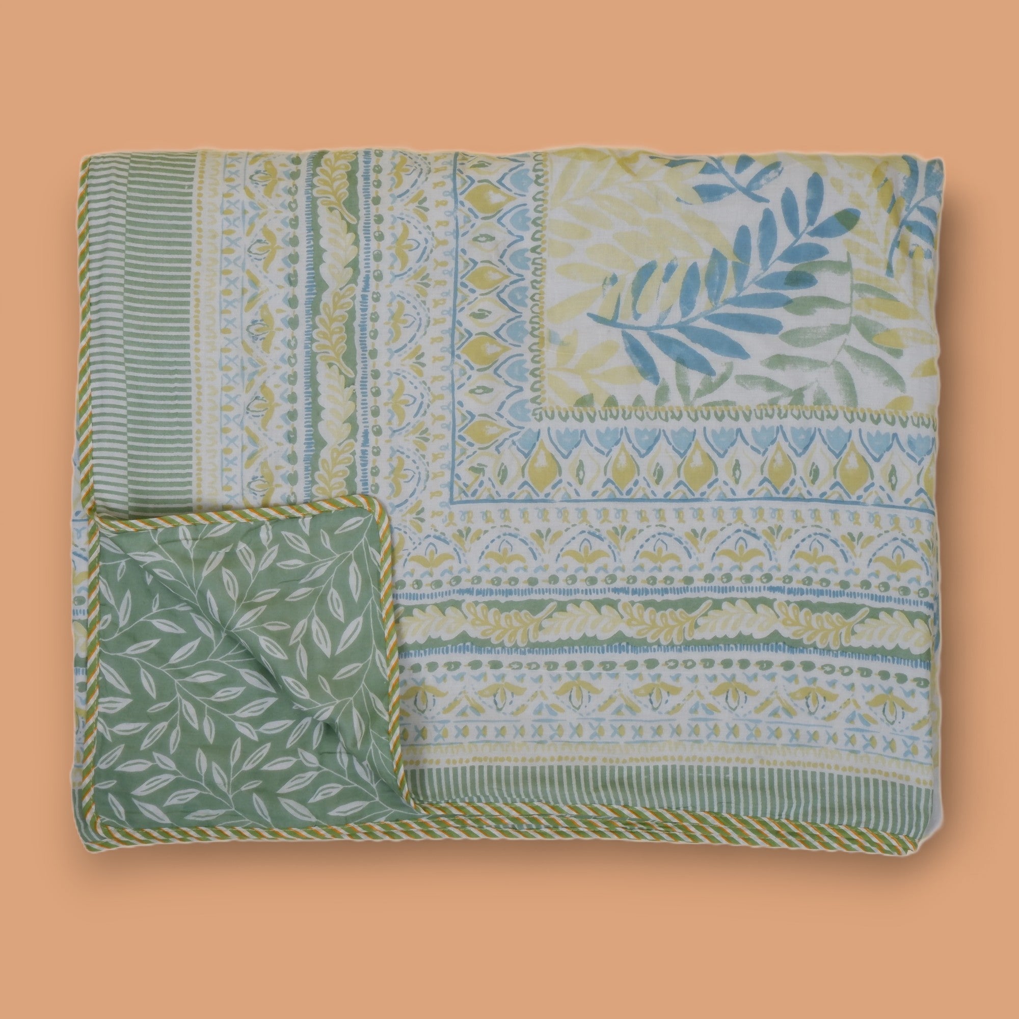 Double Bed Pure Mulmul Cotton Dohar - Vidhuna - Tarvik