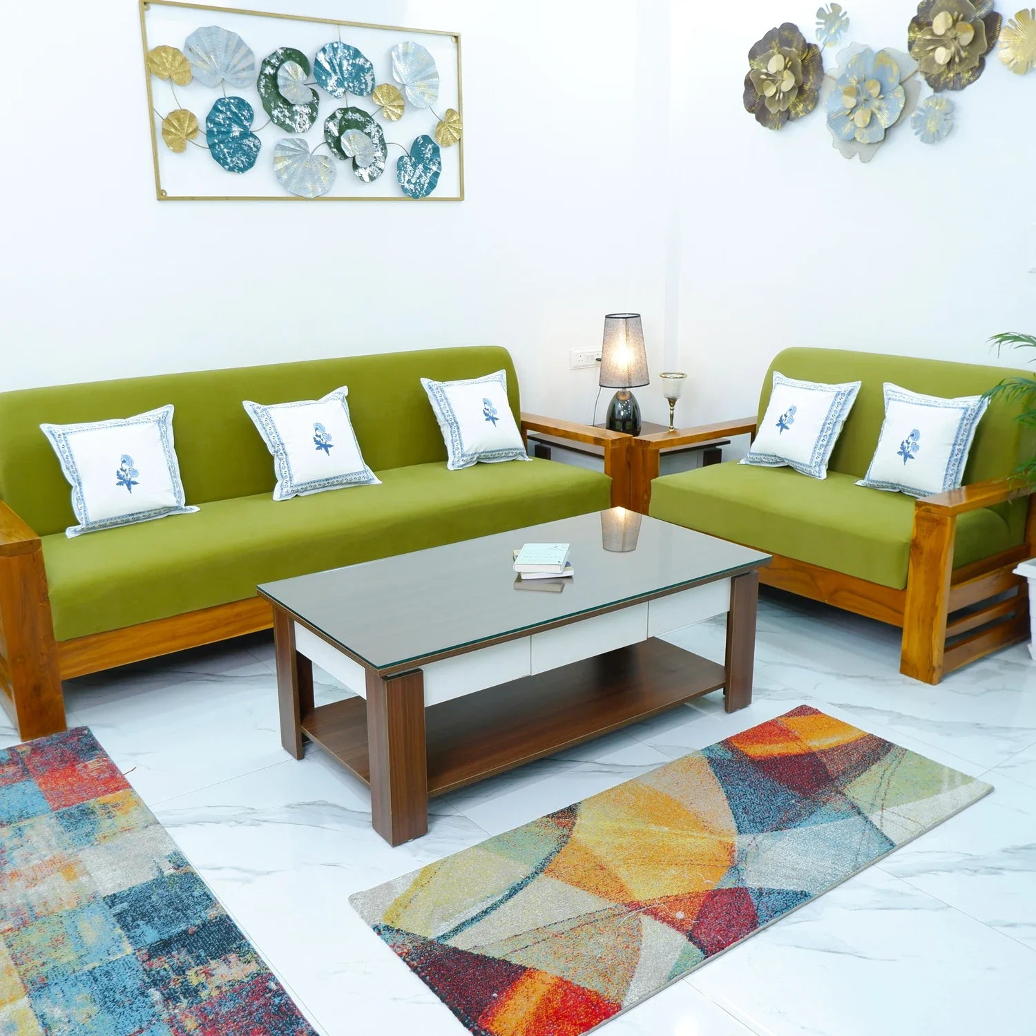 Pure Cotton Hand Block Printed Cushion Cover - Tashmeekh - Tarvik