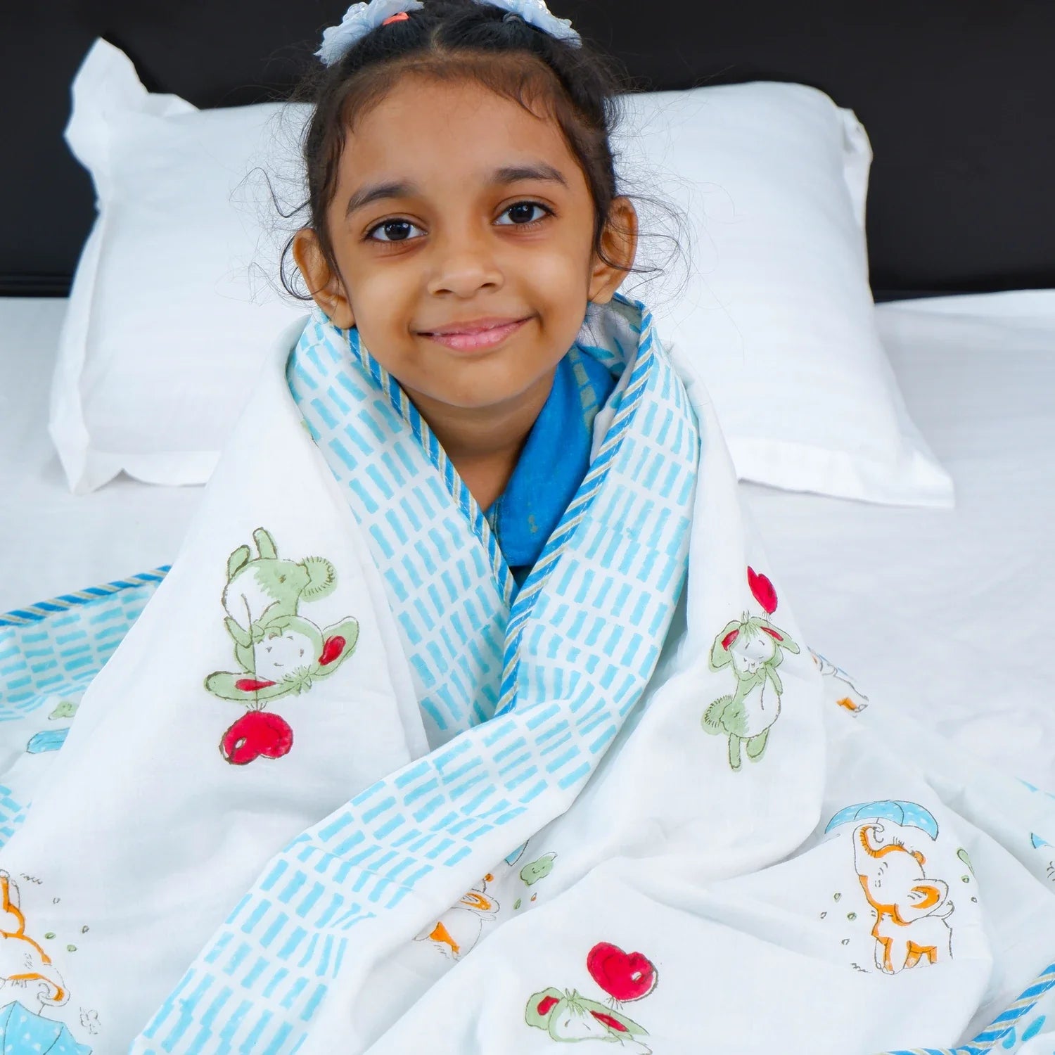 Single Bed Happyland Printed Children Bed Dohar - Tarvik