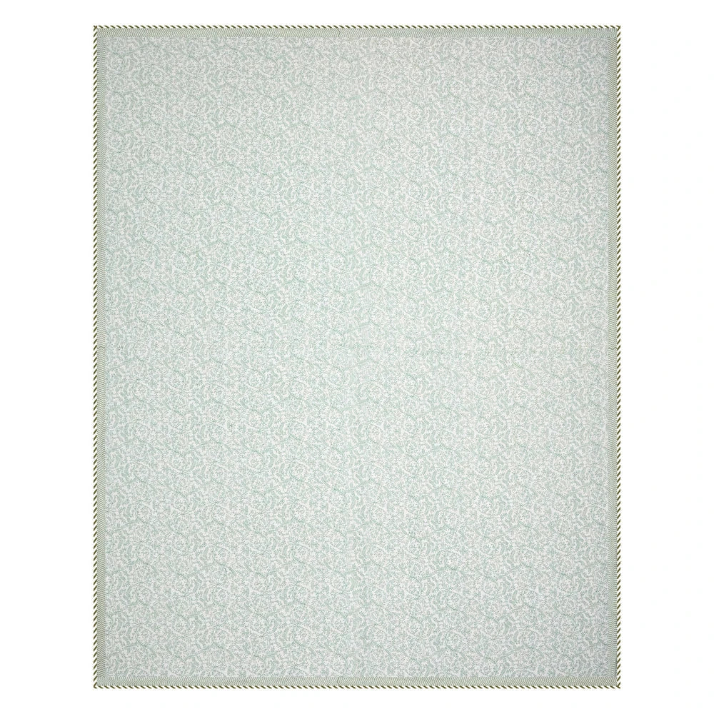 All Season Jaipuri AC Blanket | 100% Cotton | Block Print | Double Bed - Mughal Floral Jaal (90X108 inches)