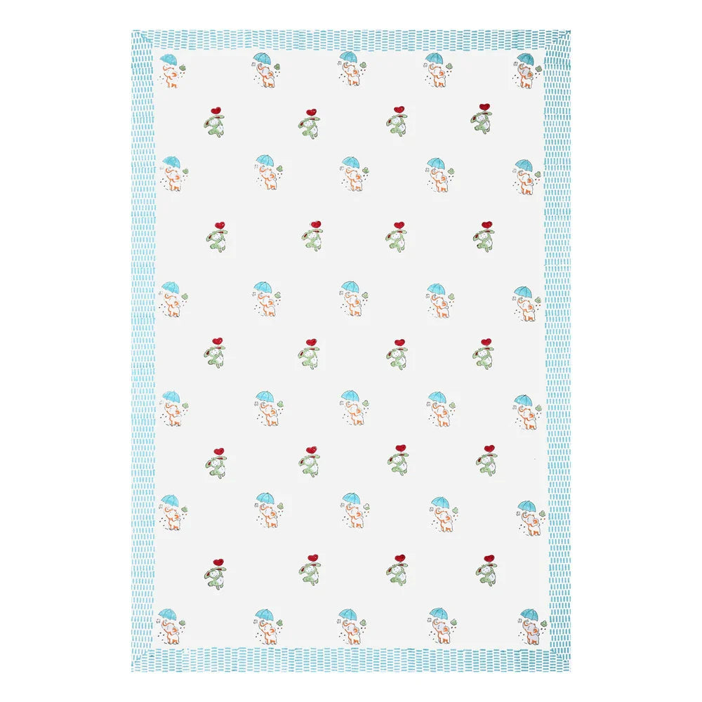 Happyland Printed Kids Cotton Dohar - Single Bed Size (40x60 Inches)